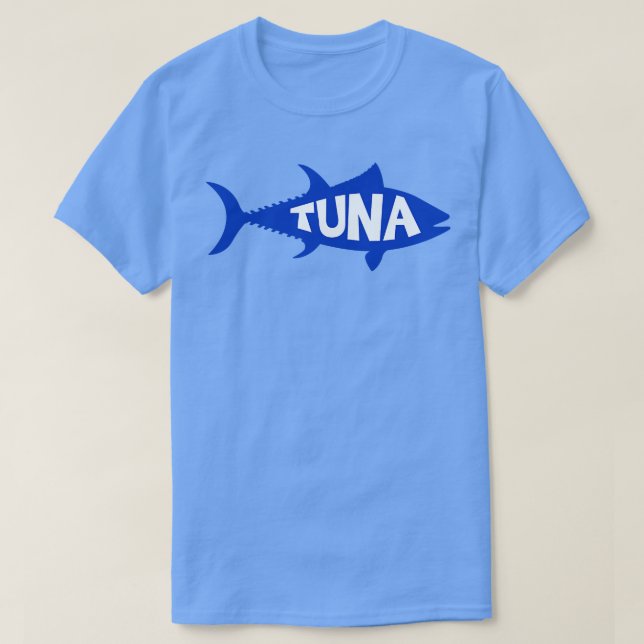 Einfaches Thunfischdesign T-Shirt (Design vorne)