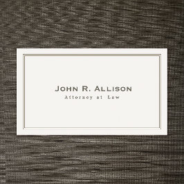 Einfaches traditionelles ivorisches Berufliches Re Visitenkarte