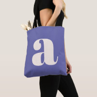 Einfaches Trend Purple Fettes Retro-Monogramm Anfa