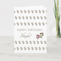 Einfaches tropisches Leaf-Muster Zeichnend Geburts