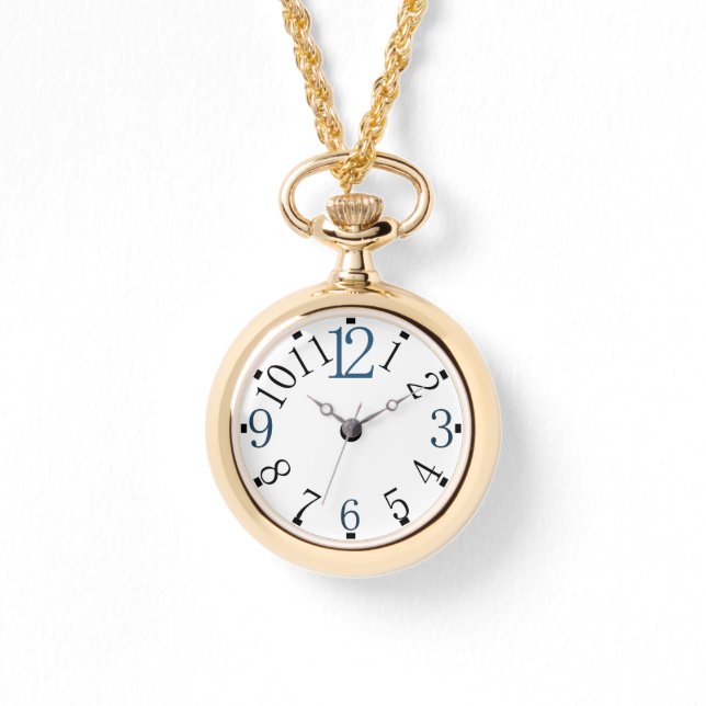 einfaches Uhrengesicht in verschiedenen Farben Armbanduhr (Vorderseite)