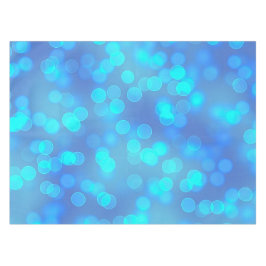 Einfaches und dennoch elegantes Aquamarines Bokeh- Tischdecke