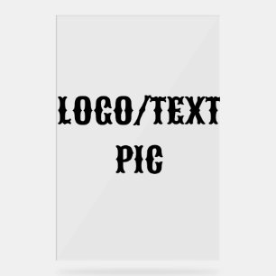 Einfaches und elegantes Logo für die Firma C Acrylschild