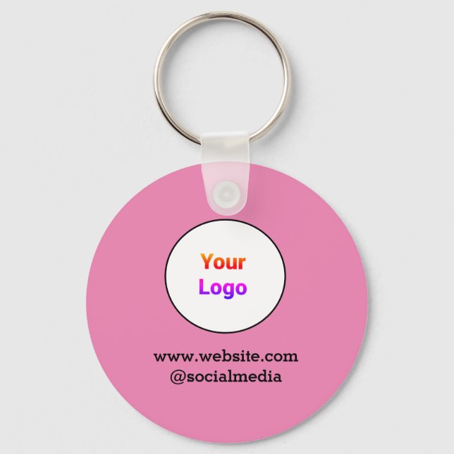 Einfaches und elegantes Logo für die Firma C Schlüsselanhänger (Vorderseite)