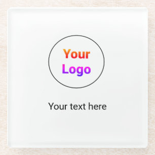 Einfaches und elegantes Logo für die Firma   Glasuntersetzer