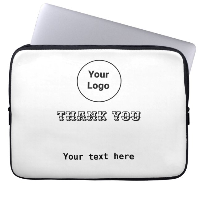 Einfaches und elegantes Logo für die Firma Laptopschutzhülle (Vorderseite)