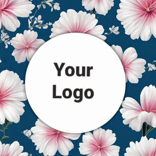 Einfaches und elegantes Logo für die Firma Runder Aufkleber