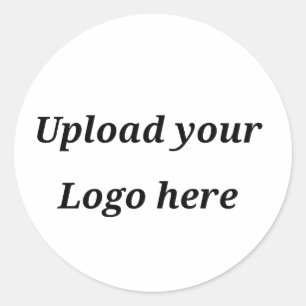 Einfaches und elegantes Logo für die Firma Runder Aufkleber