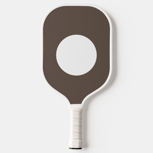 Einfaches und elegantes Logo hier Pickleball Schläger (Rückseite)