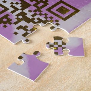 Einfaches und elegantes Logo hier Puzzle