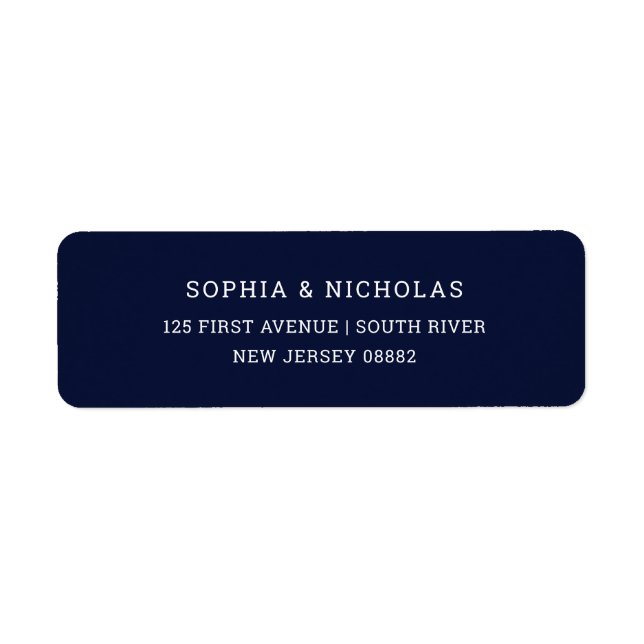 Einfaches und elegantes Navy Blue (Vorne)