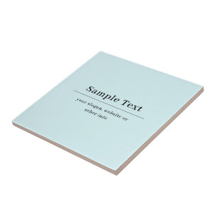 Einfaches und elegantes Texttemplate Hellblau Fliese