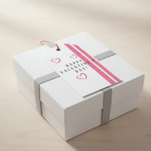 Einfaches und elegantes Valentinstag-Geschenk-Anhä Geschenkanhänger