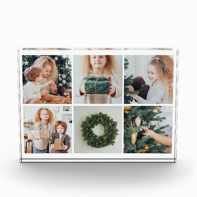 Einfaches und minimales Gitter Fotoblock (Vorderseite)