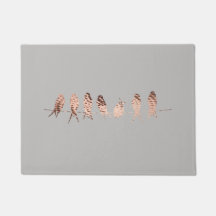 Einfaches und modernes Grau und Imitat-kupferne