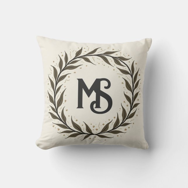 Einfaches und modernes Kissen (Vorderseite)