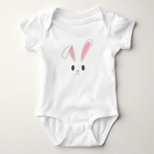 Einfaches und Niedliches Osterhasen   Bodysuit Baby Strampler