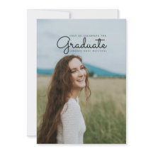 Einfaches und schlankes Graduate Party laden ein