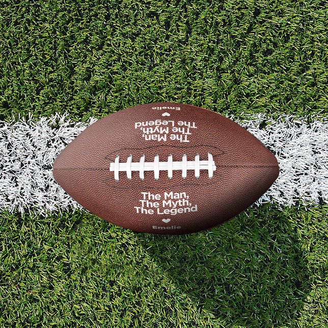 Einfaches und süßes Zitat Personalisierter Vater G Football (Von Creator hochgeladen)