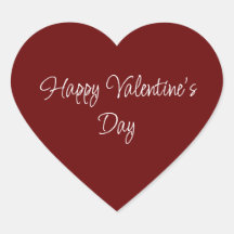 Einfaches Valentinstag Elegantes Skript Rot