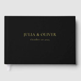 Einfaches Wedding Guest Book, Linen Wedding Guest  Gästebuch