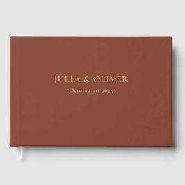 Einfaches Wedding Guest Book, Linen Wedding Guest  Gästebuch