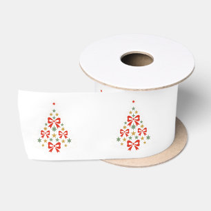 Einfaches Weihnachten Satinband