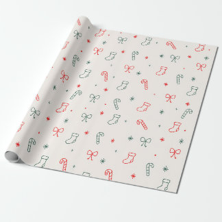 Einfaches Weihnachtspapier Geschenkpapier