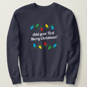 Einfaches Weihnachtssüßchen   Text hinzufügen Sweatshirt