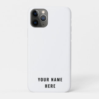 Einfaches Weiß Modernes Minimalistisches Einfach Case-Mate iPhone Hülle