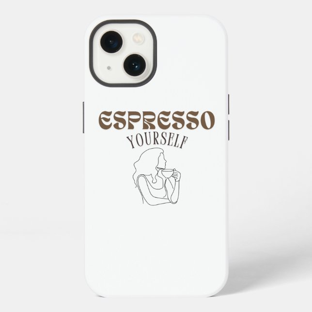 Einfaches weißes iPhone 13 Hülle (Rückseite)