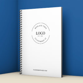 Einfaches Werbegeschäft für Ihr Logo und Ihre Webs Notizblock