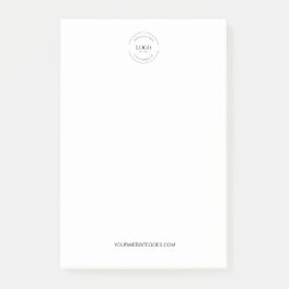 Einfaches Werbegeschäft für Ihr Logo und Ihre Webs Post-it Klebezettel