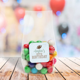 Einfaches Whitepaper zum Niedlichen Sportfußball-P Quadratischer Aufkleber