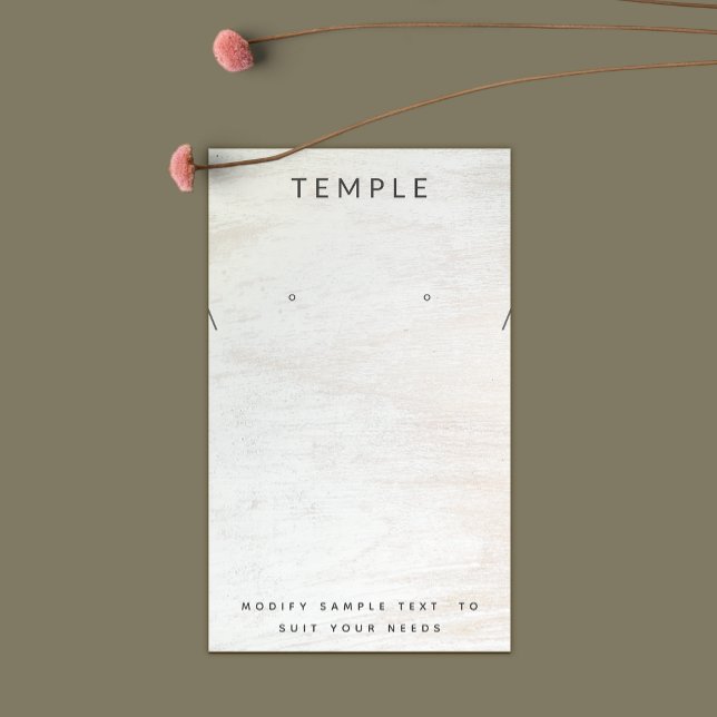 Einfaches Whitewood Ohrring-Ketten-Display (Von Creator hochgeladen)