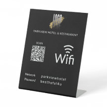 Einfaches WLAN-Kennwort QR-Logo