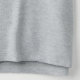 Einfaches Word Design Grau Collar Adult Unisex Shi (Detail-Hem (in White))