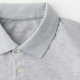 Einfaches Word Design Grau Collar Adult Unisex Shi (Detail-Neck (in White))