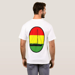 Einfachheit chartert tricolor Shirt
