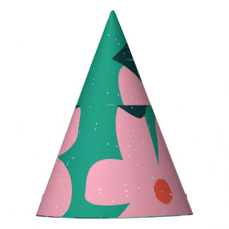 Einfachheit der Blumen: Abstrakte Schönheit Partyhütchen