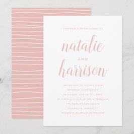 Einfachheit | Einladung zur Hochzeit