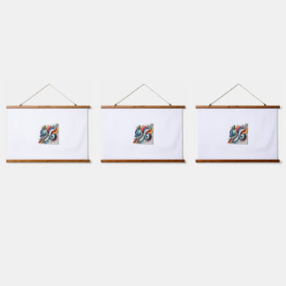 "Einfachheit" Wandteppich Mit Holzrahmen