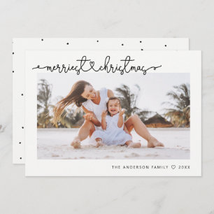 Einfachste Weihnachten Modernes Minimales Script-F