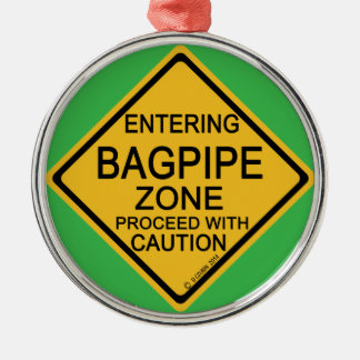 Einfahrt in Bagpipe Ornament Aus Metall