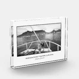 Einfahrt in den Hafen von Kapstadt Fotoblock