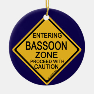 Einfahrt in die Bassoon Zone Keramik Ornament