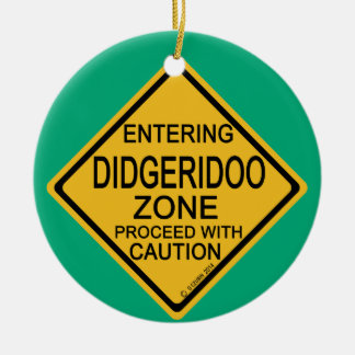Einfahrt in die Didgeridoo-Zone Keramik Ornament