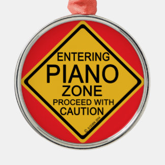 Einfahrt in die Piano Zone Ornament Aus Metall