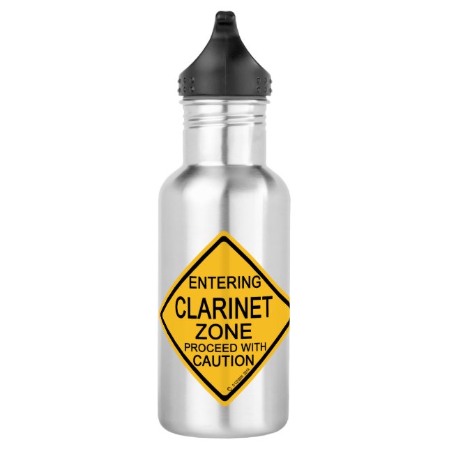 Einfahrt in Klarinettenzone Edelstahlflasche (Rechts)