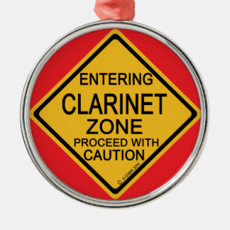 Einfahrt in Klarinettenzone Ornament Aus Metall